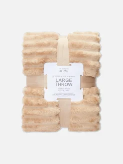 Manta Felpuda Canelada Supersuave