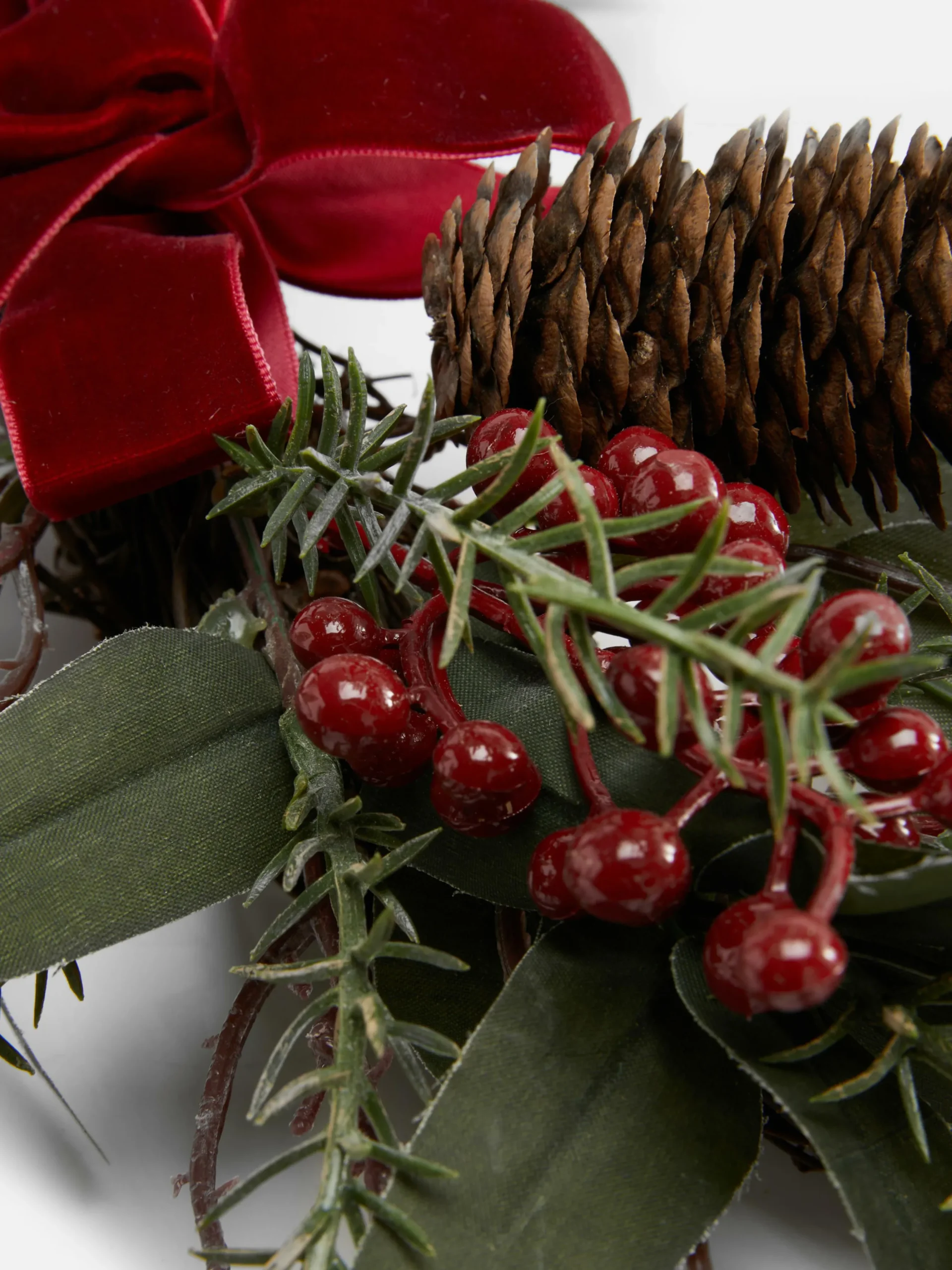 Meia Coroa Ramo Oliveira/bagas