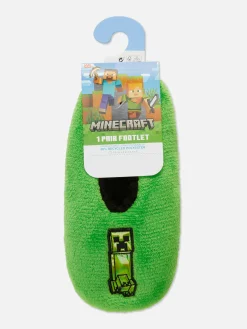 Meias Pezinhos Minecraft Creeper