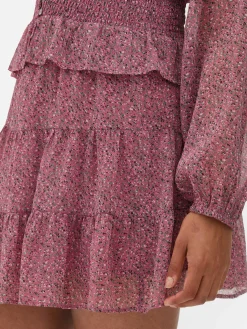 Minissaia Camadas Coord. Chiffon