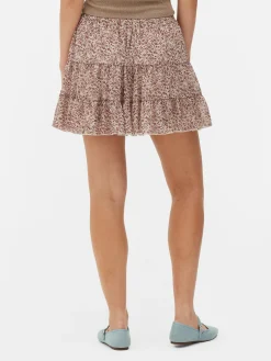 Minissaia Chiffon Camadas