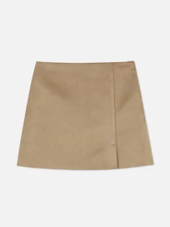 Minissaia Imitação Camurça