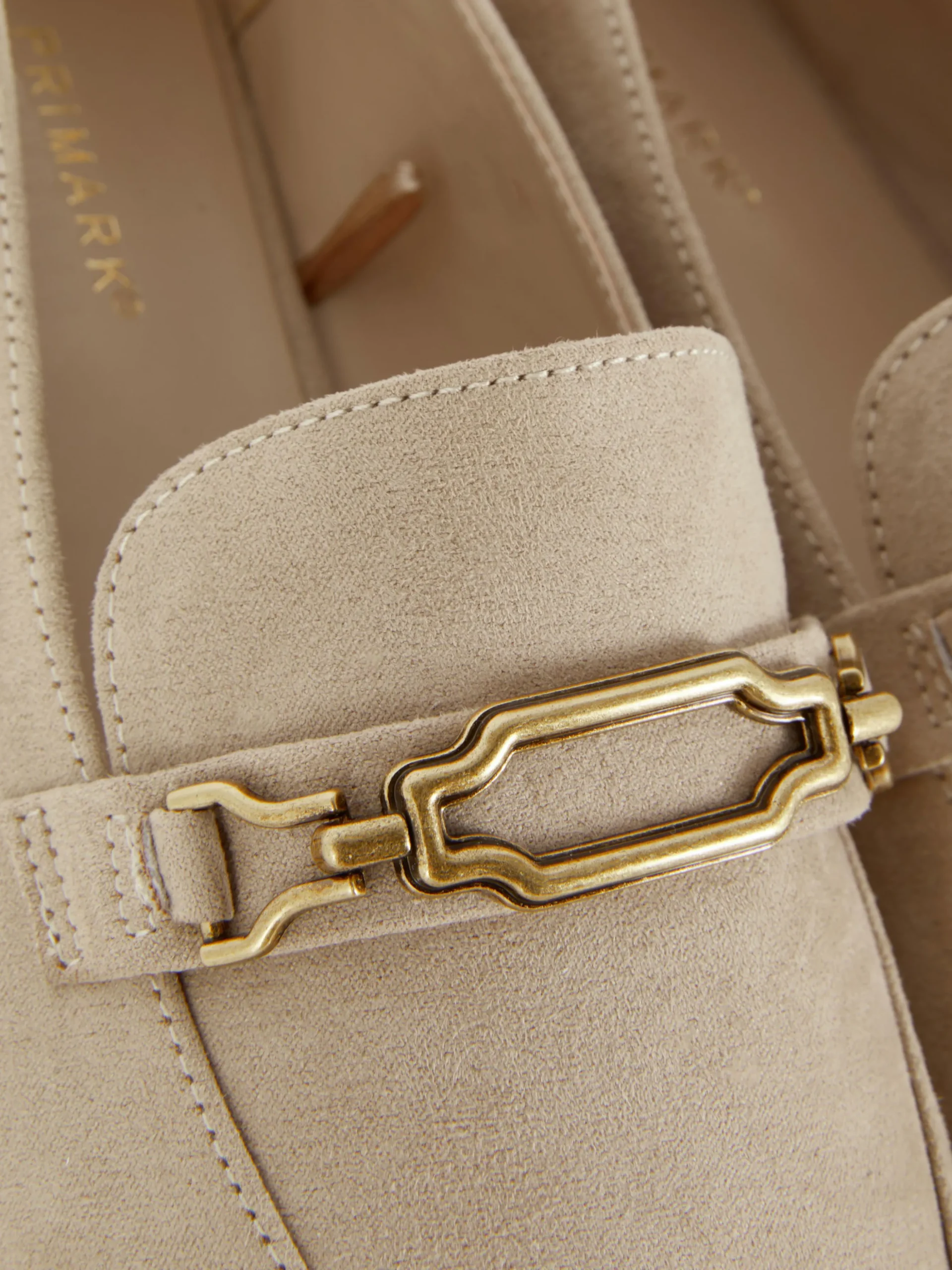 Mocassins Detalhe Corrente Ajuste Largo