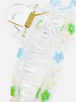 Mola Cabelo Torcidos Detalhe Flores