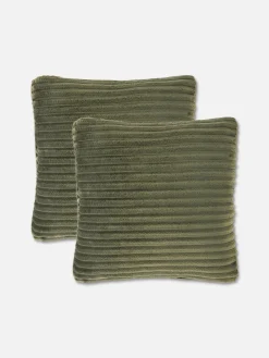 Pack 2 Almofadas Decorativas Caneladas