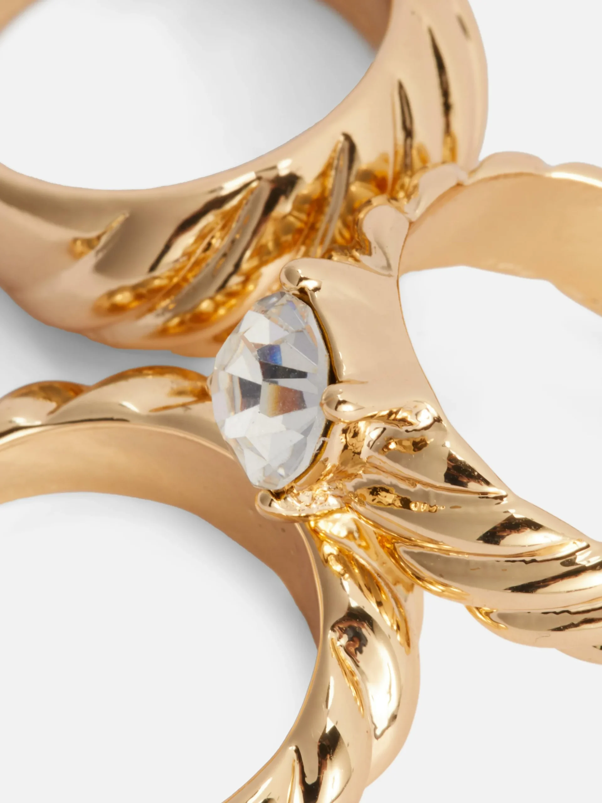 Pack 3 Anéis Empilháveis Estriados Rita Ora