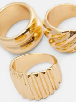 Pack 3 Anéis Grossos Sortidos