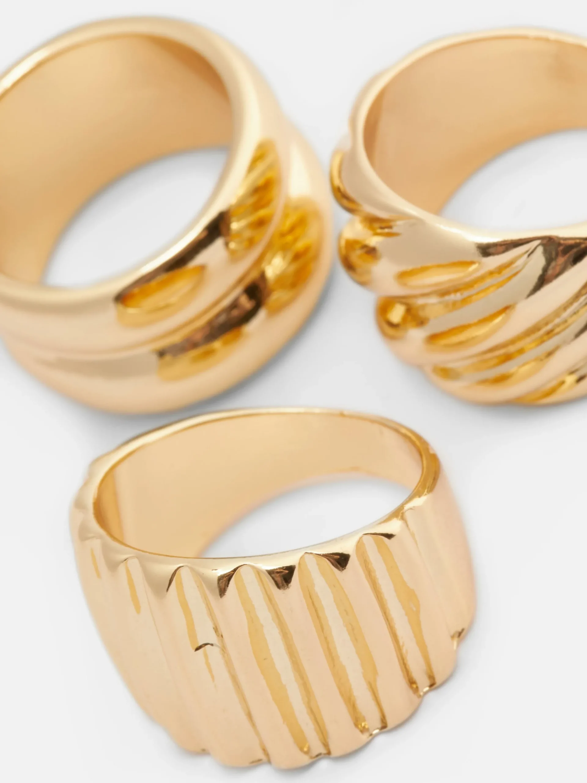 Pack 3 Anéis Grossos Sortidos