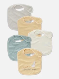 Pack 5 Babetes Tecido Turco Sortidos