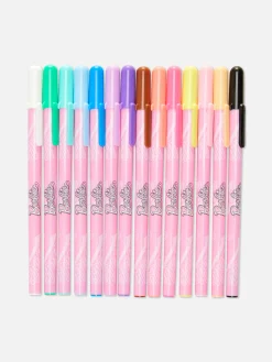 Pack 14 Canetas Gel Perfumadas Barbie