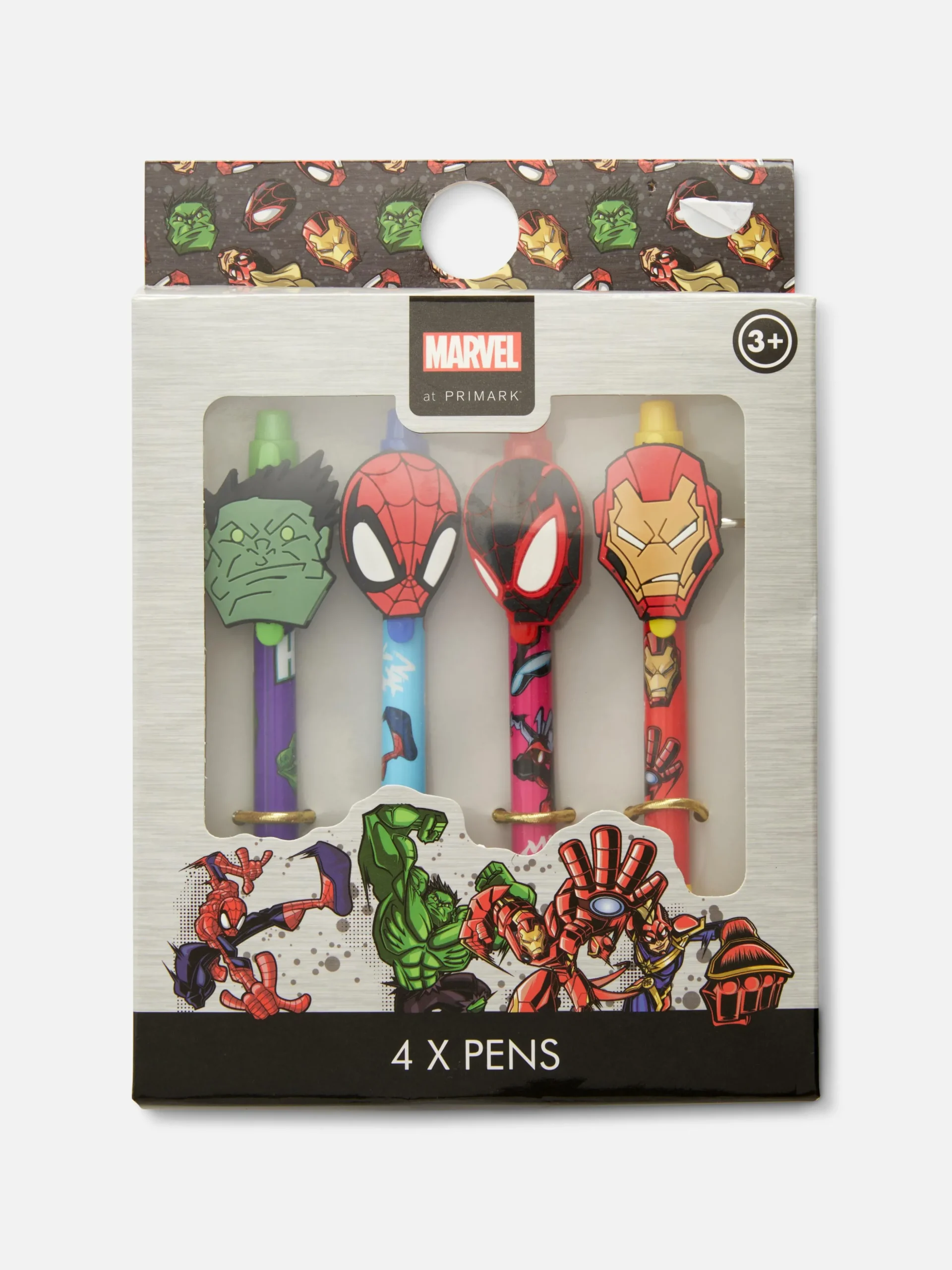 Pack 4 Canetas Marvel Vingadores