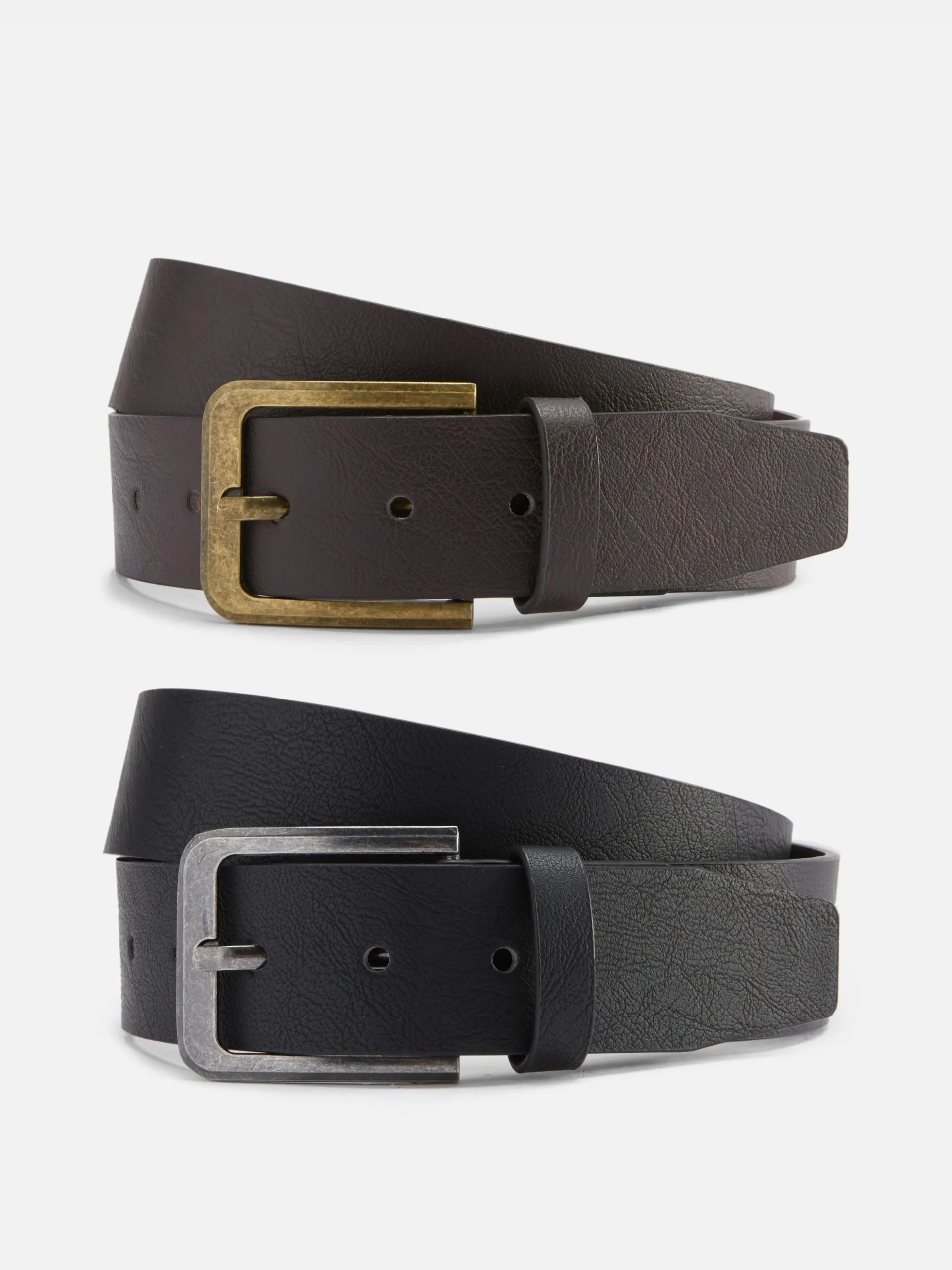 Pack 2 Cintos Largos Imitação Pele