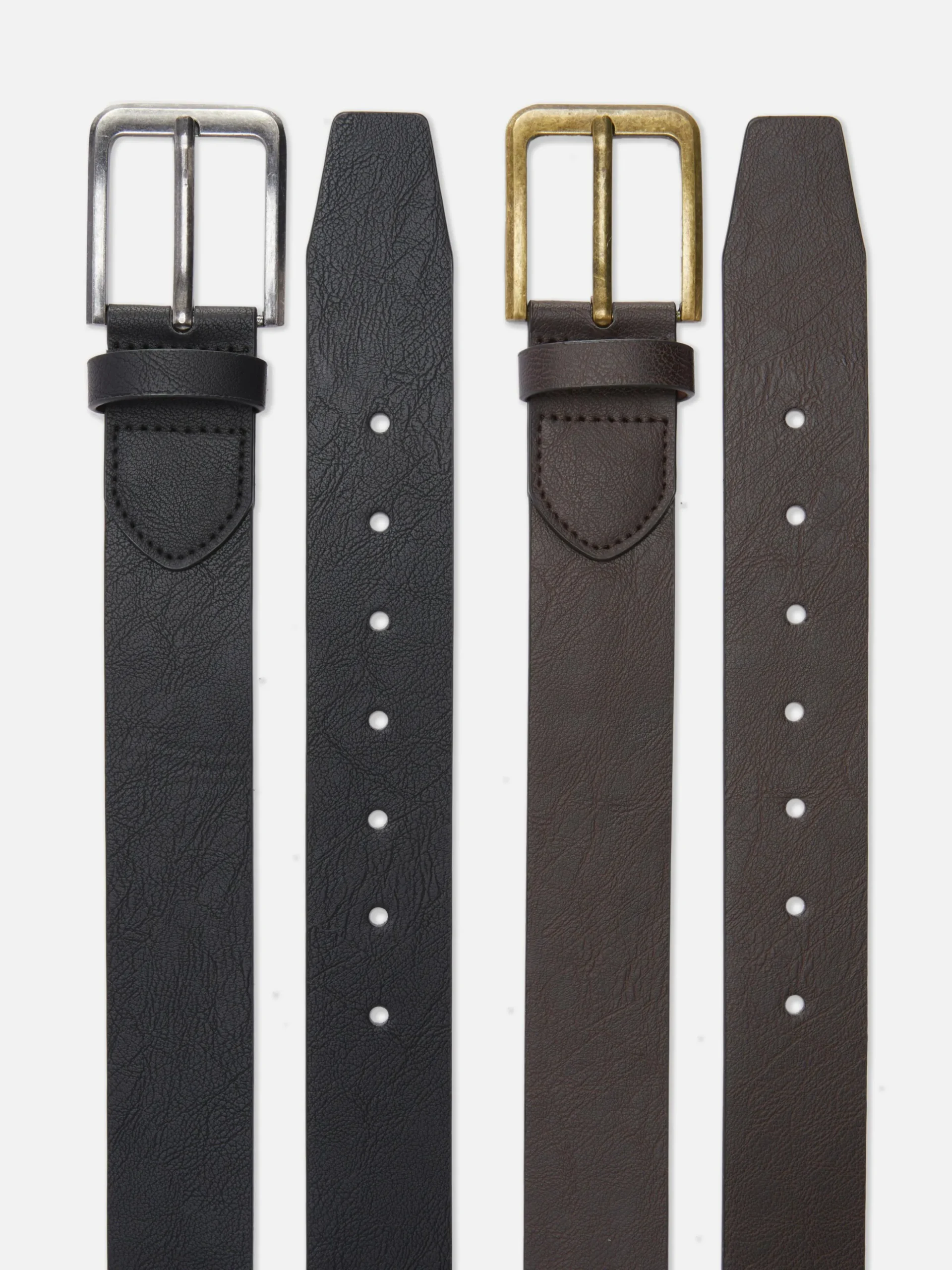 Pack 2 Cintos Largos Imitação Pele