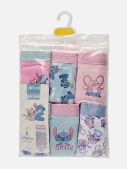 Pack 6 Cuecas Hipster Disney Stitch