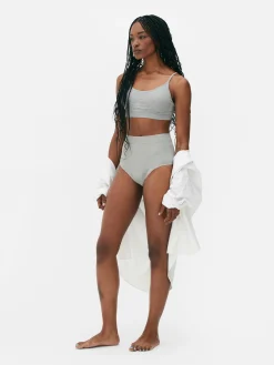 Pack 3 Cuecas Menstruação Cintura Subida Caneladas