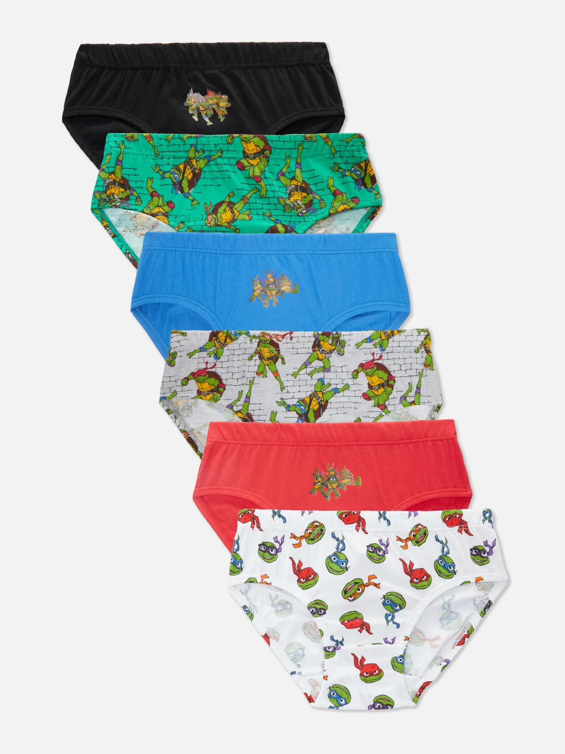 Pack 6 Cuecas Tartarugas Ninja