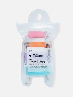 Pack 4 Frascos Viagem Silicone