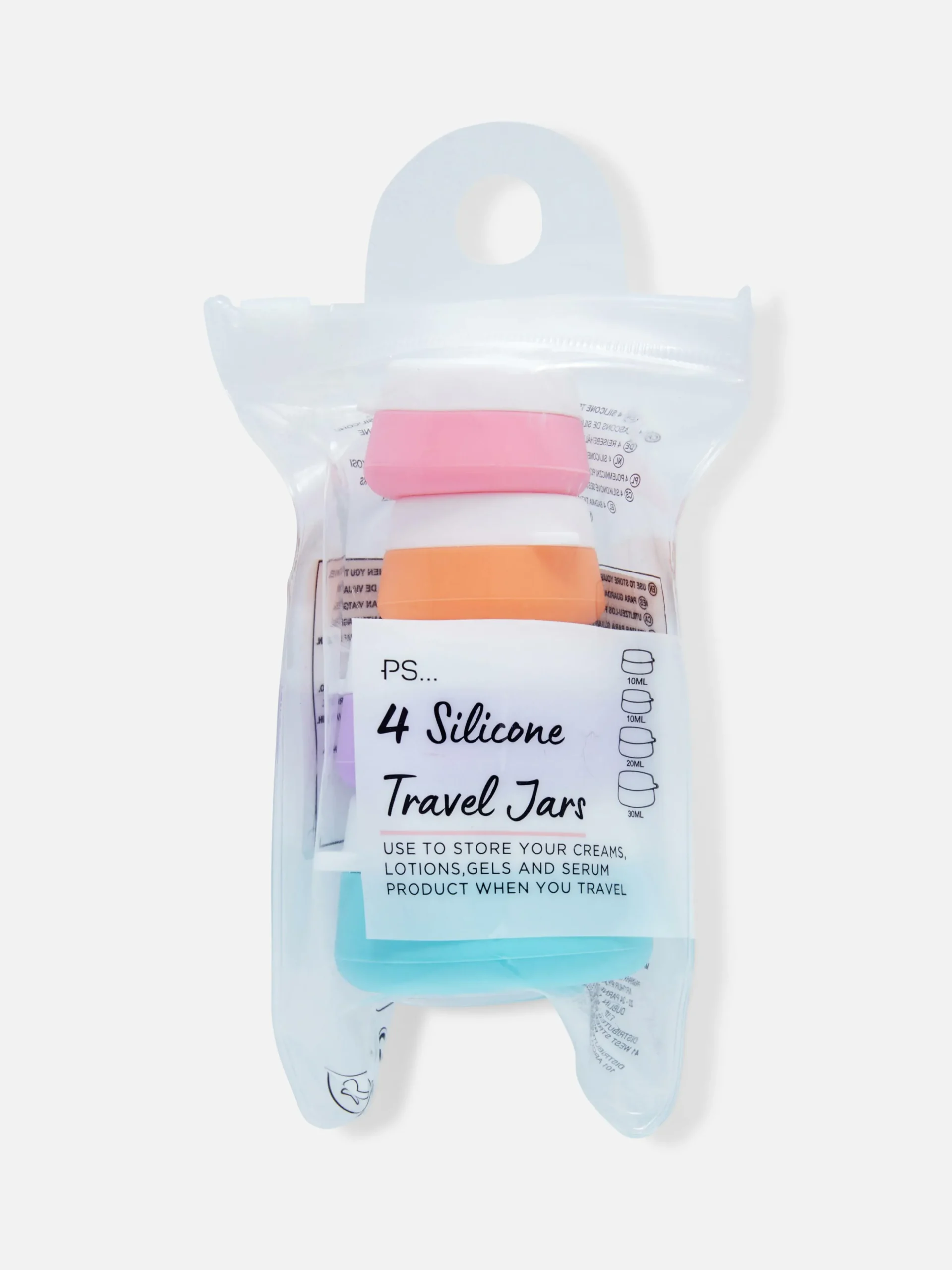 Pack 4 Frascos Viagem Silicone