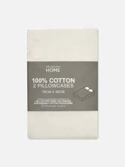 Pack 2 Fronhas Cetim Branco