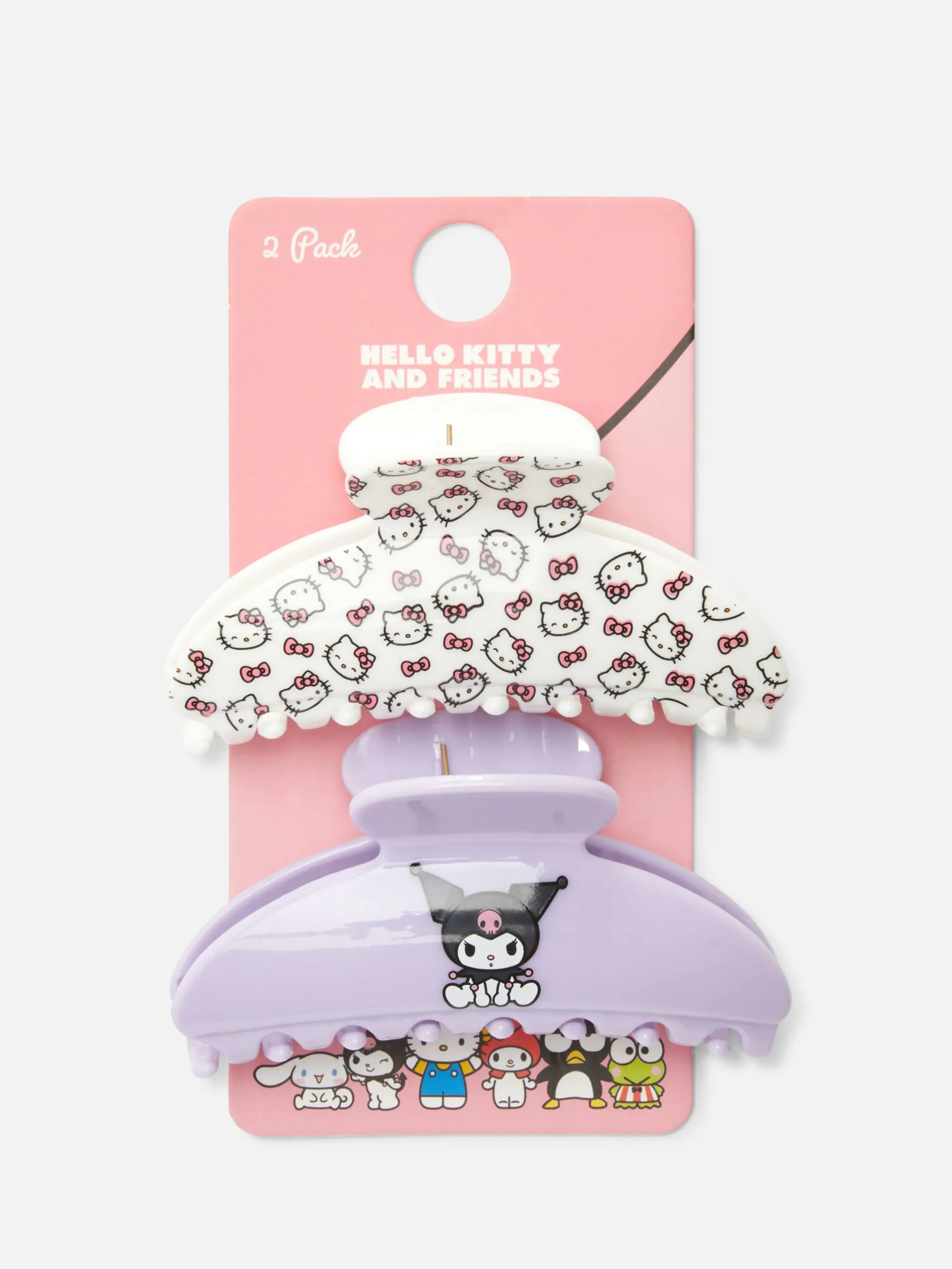 Pack 2 Ganchos Cabelo Hello Kitty And Friends