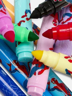 Pack 12 Marcadoras Perfumados MARVEL Homem-Aranha