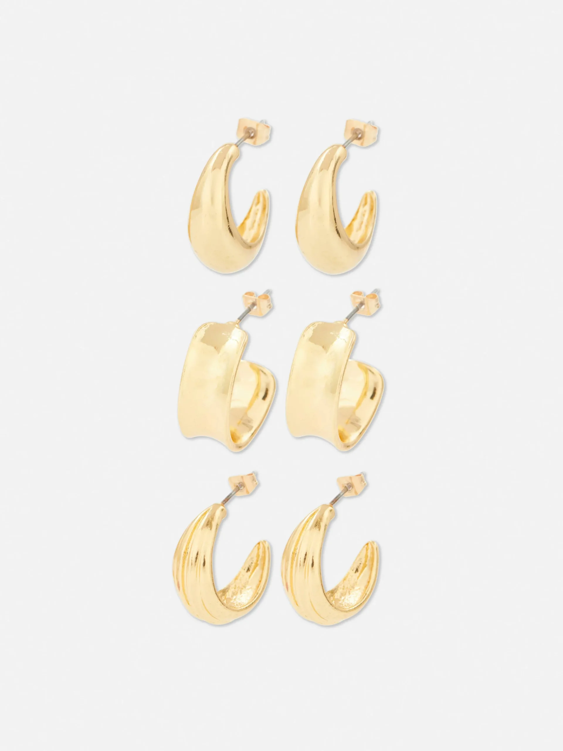 Pack 3 Pares Argolas Sortidas