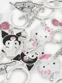 Pack 6 Pares Brincos Hello Kitty