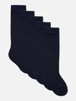 Pack 5 Pares Meias Cano Alto