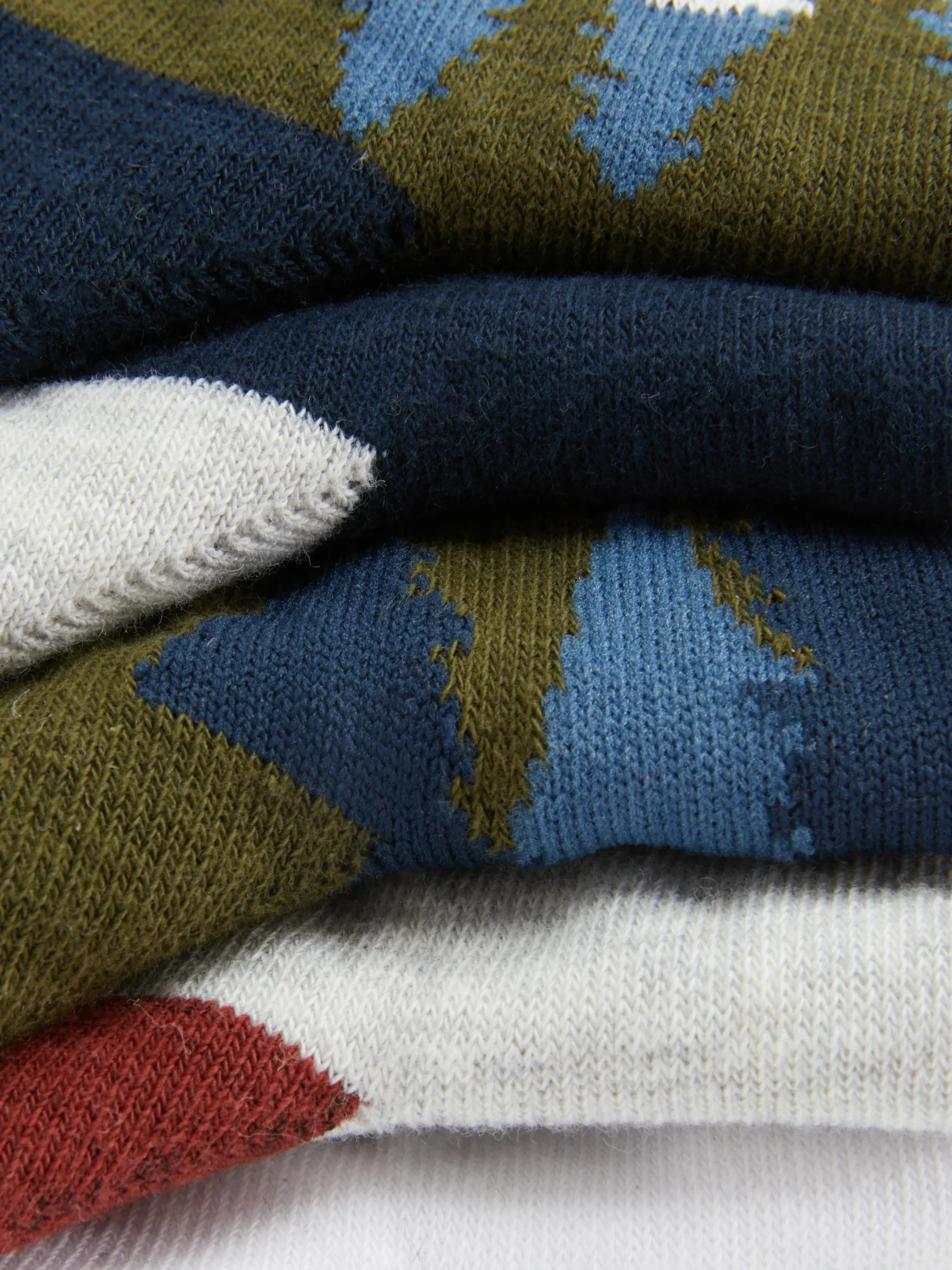 Pack 5 Pares Meias Cano Médio Gráficas Paisagem