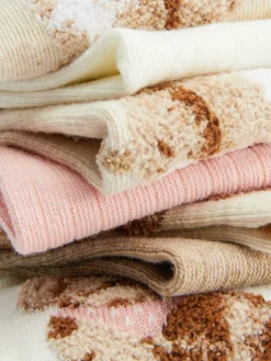 Pack 7 Pares Meias Cano Médio Padrão Cão