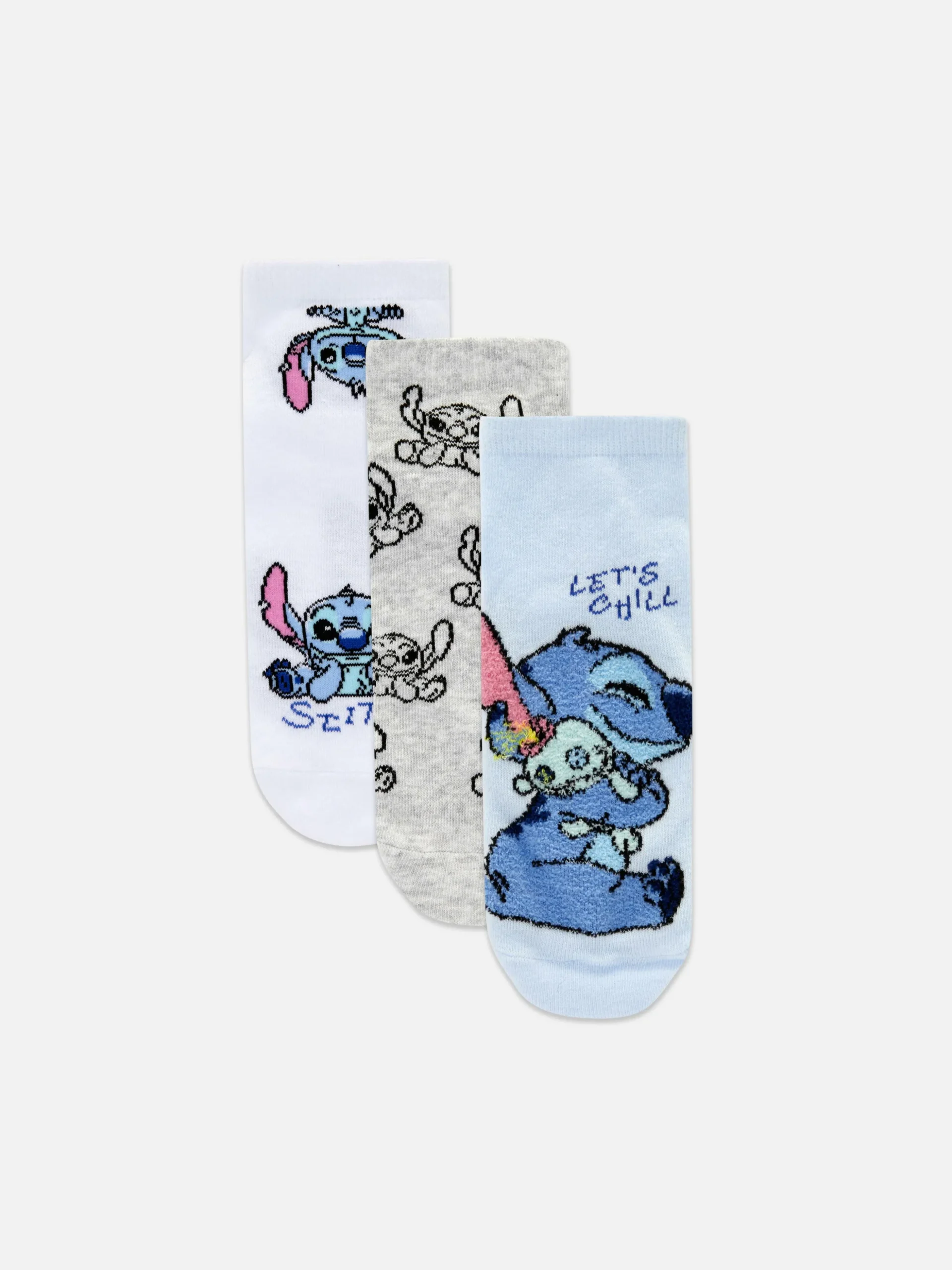 Pack 3 Pares Meias Desporto Disney Stitch