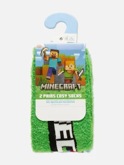 Pack 2 Pares Meias Felpudas Minecraft