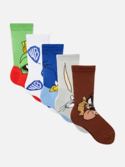 Pack 5 Pares Meias Looney Tunes