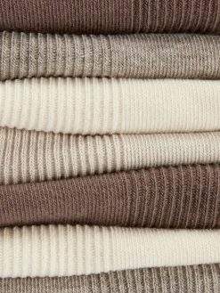 Pack 7 Pares Meias Ténis Caneladas