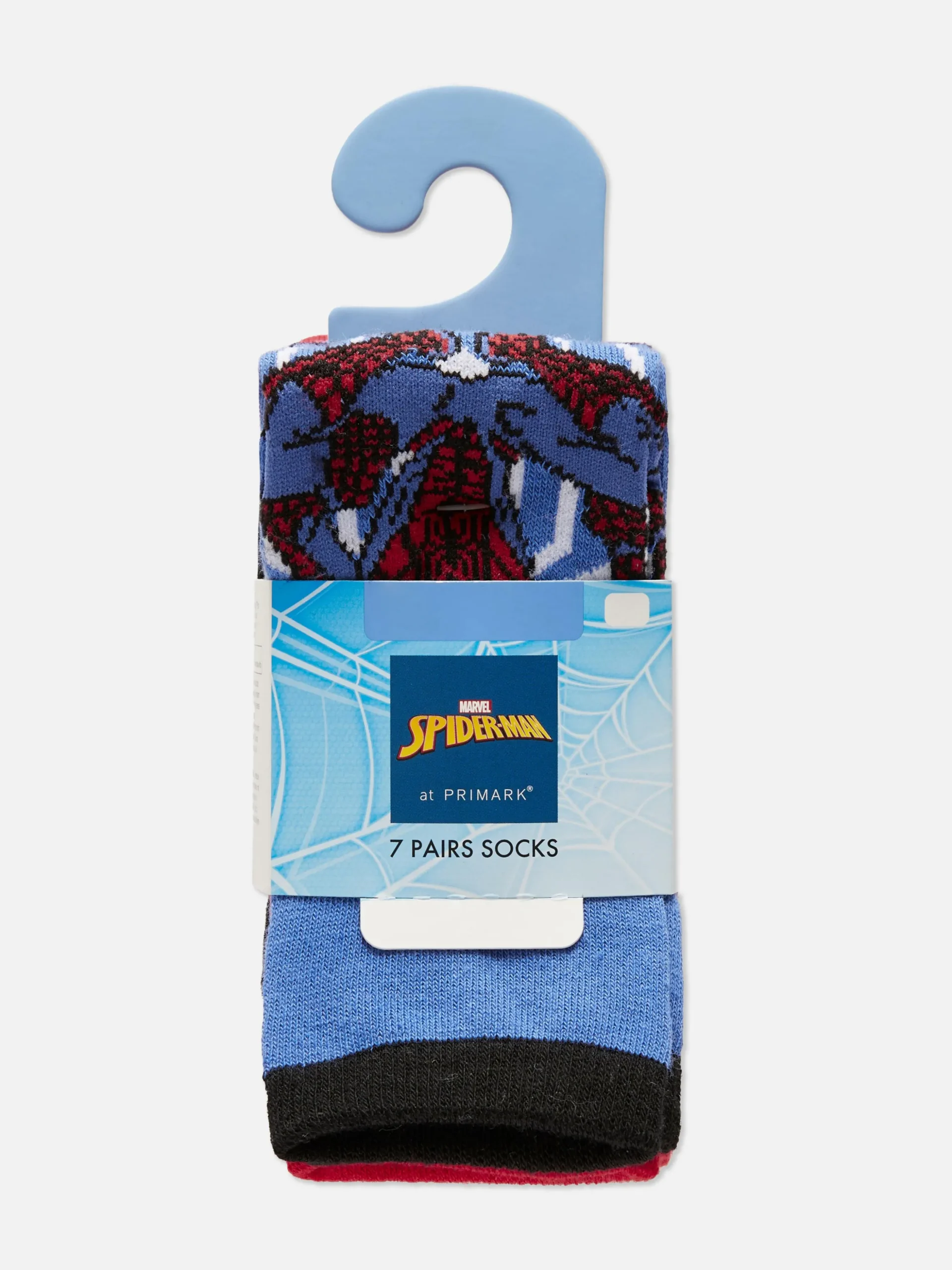 Pack 7 Pares Soquetes Marvel Homem-Aranha
