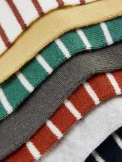 Pack 7 Pares Soquetes Riscas