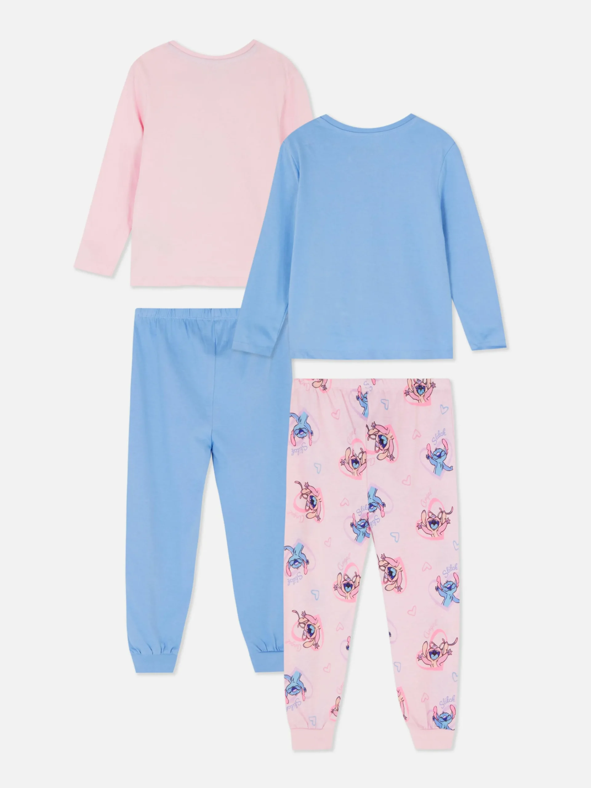 Pack 2 Pijamas Calças Disney Stitch & Angel