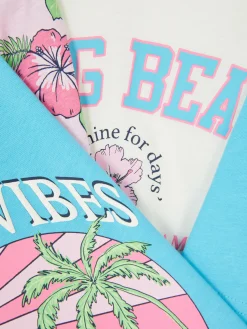 Pack 2 Pijamas Calções Gráfico