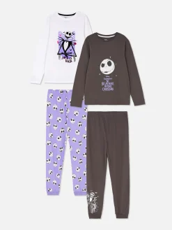 Pack 2 Pijamas Manga Comprida Disney Tim Burton O Estranho Mundo De Jack