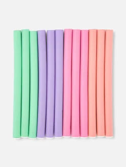 Pack 12 Rolos Cabelo Flexíveis Pequenos