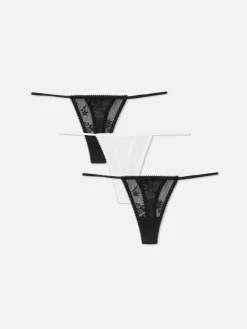 Pack 3 Tangas Renda Delicada