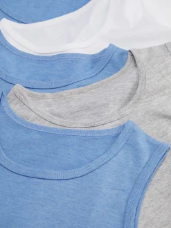 Pack 5 Tops S/ Mangas Básicos Sortidos