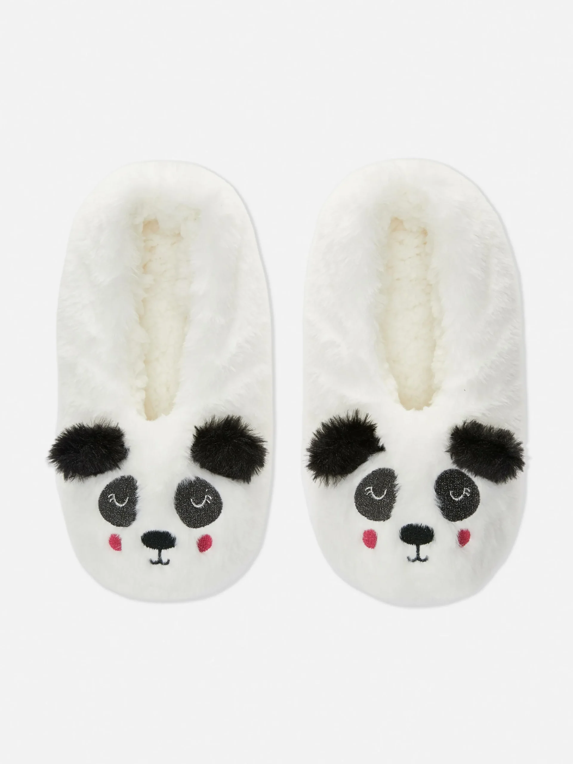 Pantufas Estilo Pezinhos Pelúcia Panda