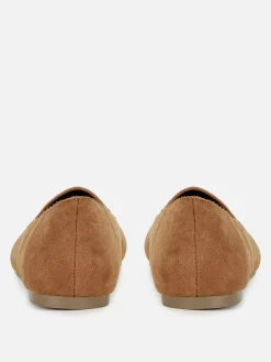 Pantufas Estilo Sabrina Imitação Camurça