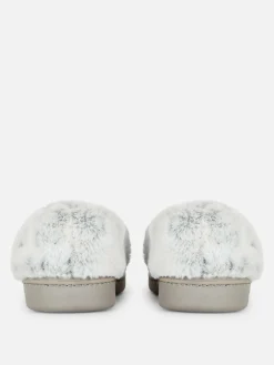 Pantufas Mocassim Forro Imitação Pelo