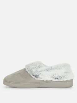 Pantufas Mocassim Forro Imitação Pelo