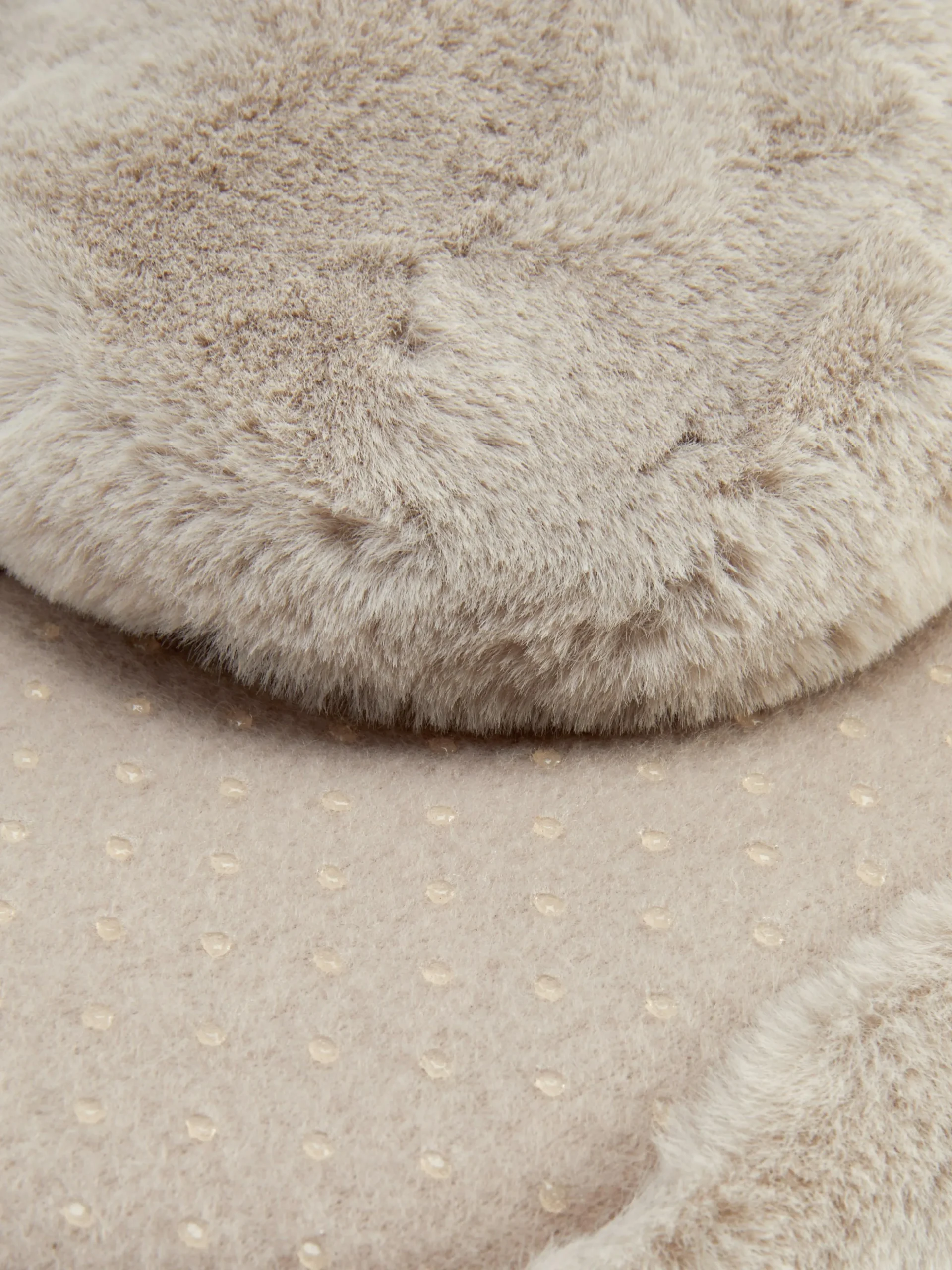 Pantufas Tipo Meia Imitação Pelo