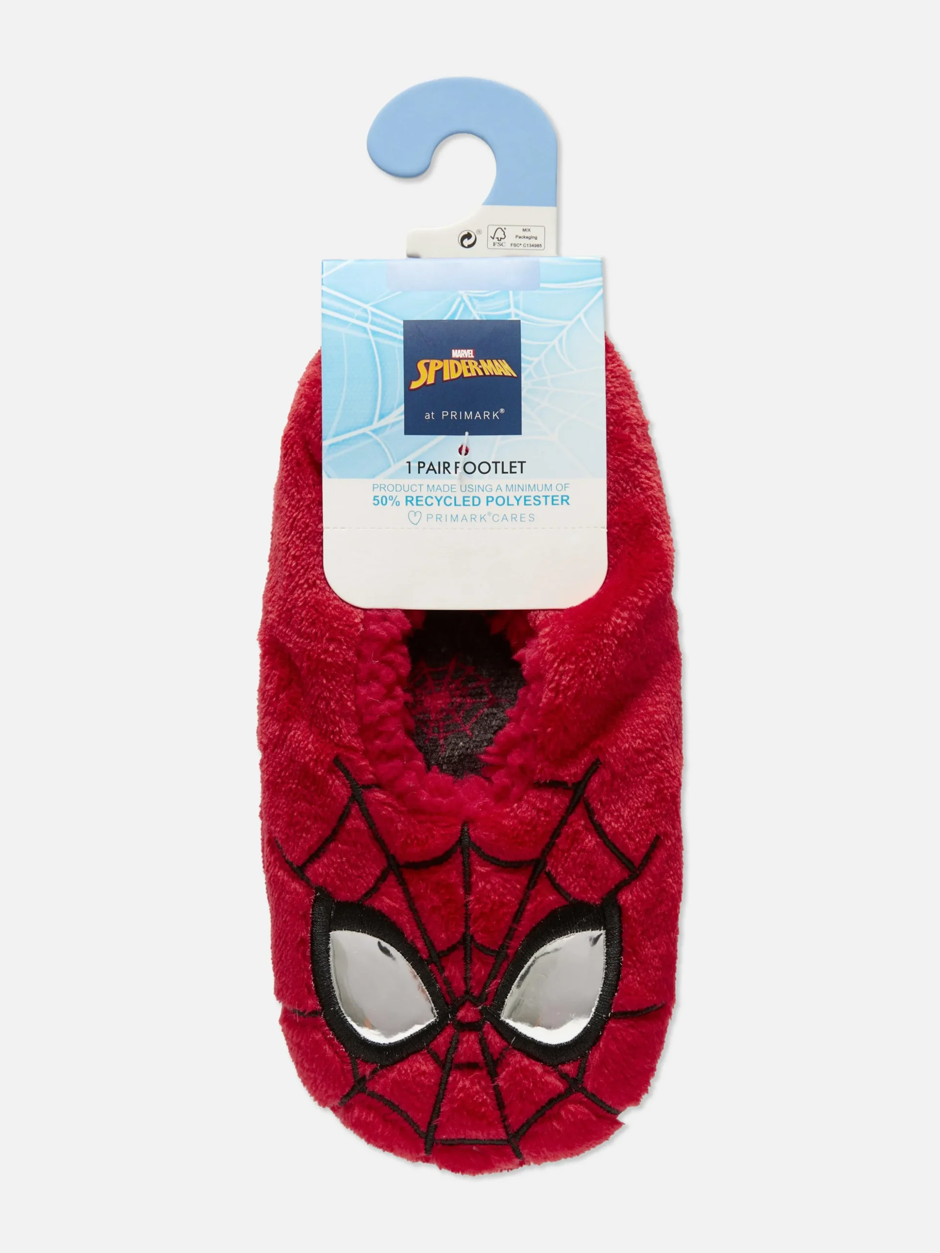 Pantufas Toque Suave Marvel Homem-Aranha