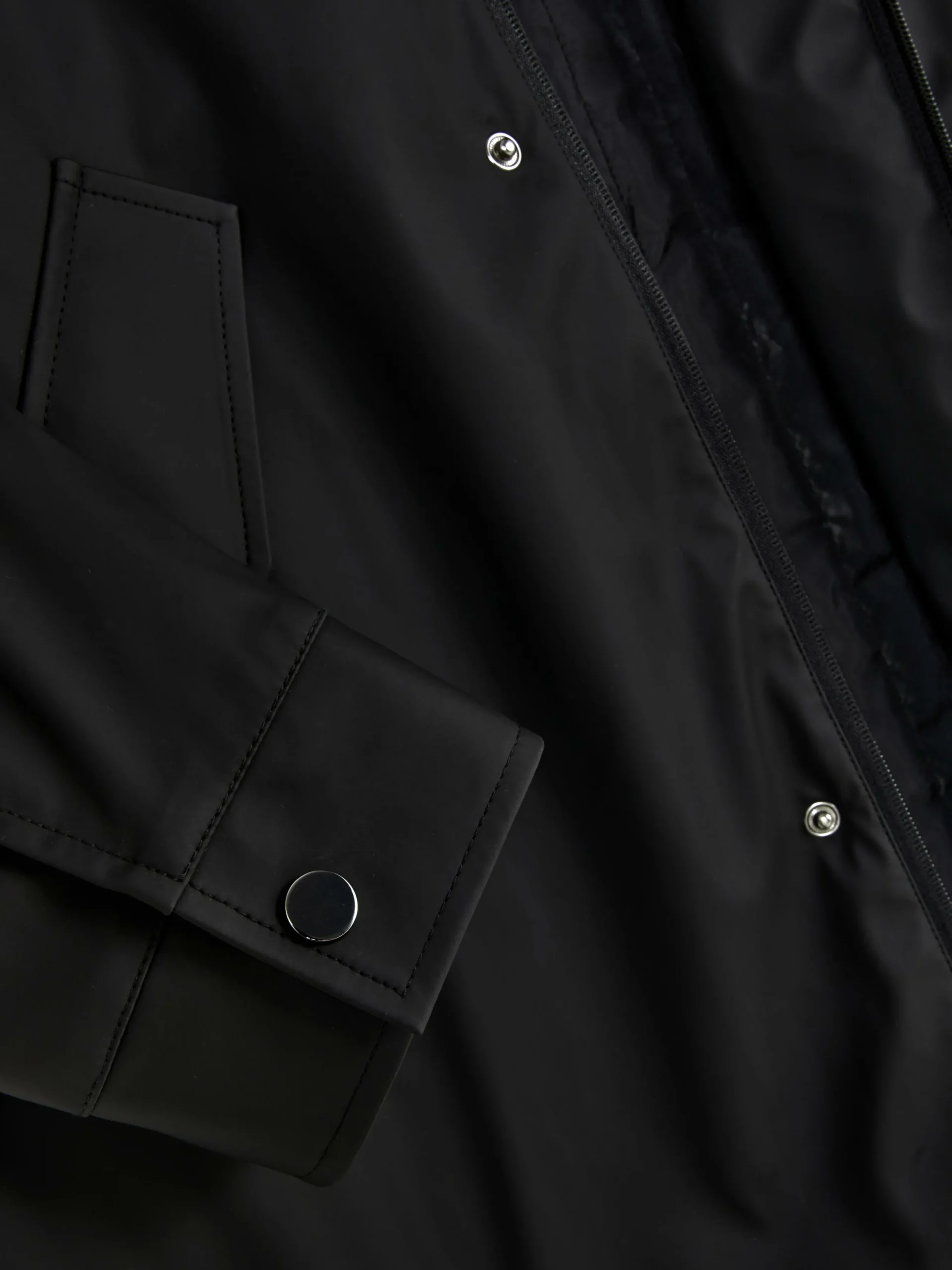 Parka Capuz Revestimento Borracha