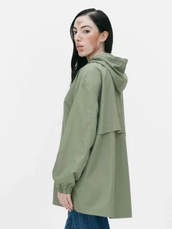 Parka Impermeável Capuz Leve